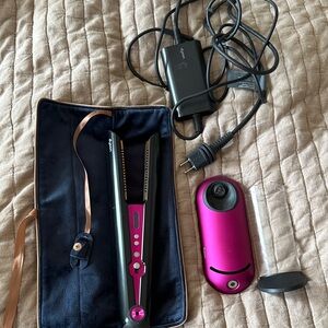 Dyson Pink and Black Hair Styling Set